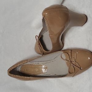 AK ANNE KLEIN heeled Shoes 10M Tan (Ss34)